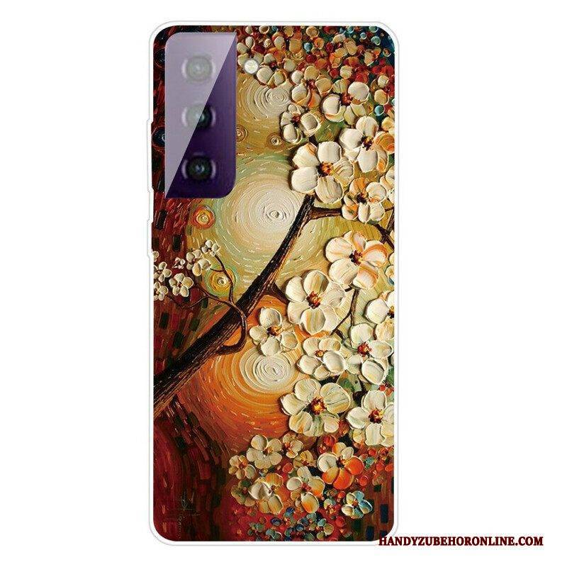 Hülle Für Samsung Galaxy S21 FE Flexible Blumen
