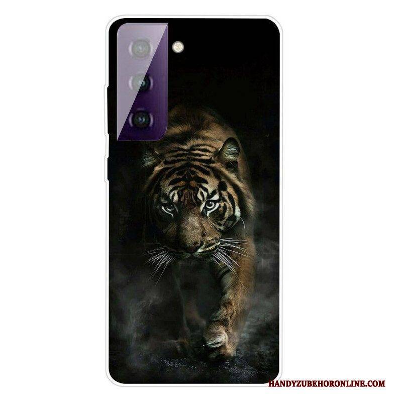 Hülle Für Samsung Galaxy S21 FE Flexibler Tiger