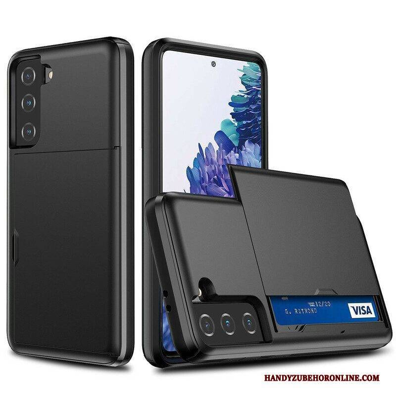 Hülle Für Samsung Galaxy S21 FE Kartenhalter Mit Reißverschluss