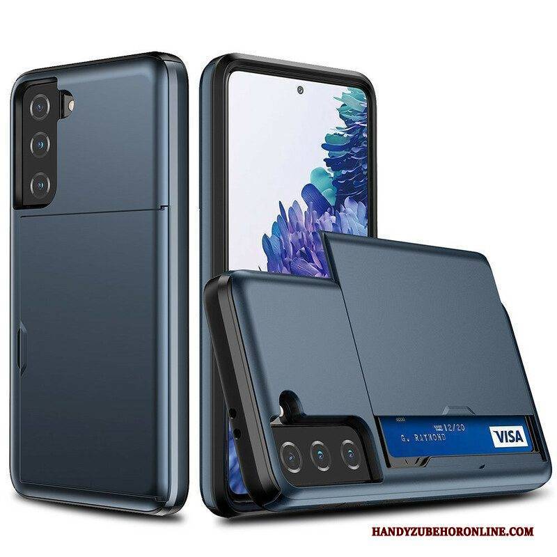 Hülle Für Samsung Galaxy S21 FE Kartenhalter Mit Reißverschluss