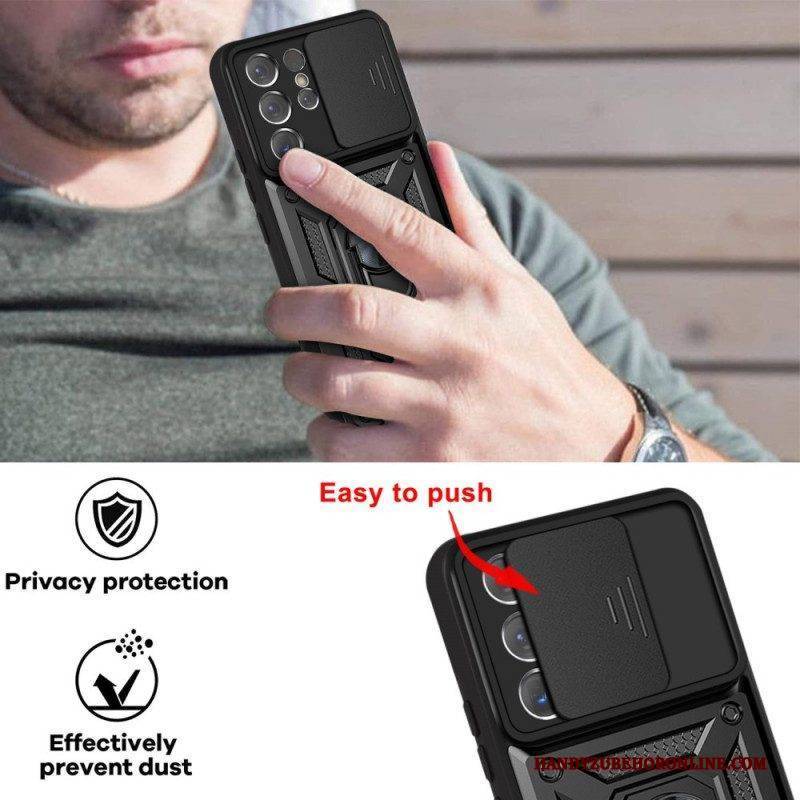 Hülle Für Samsung Galaxy S21 Ultra 5G Designer-objektivhalter Und -schutz