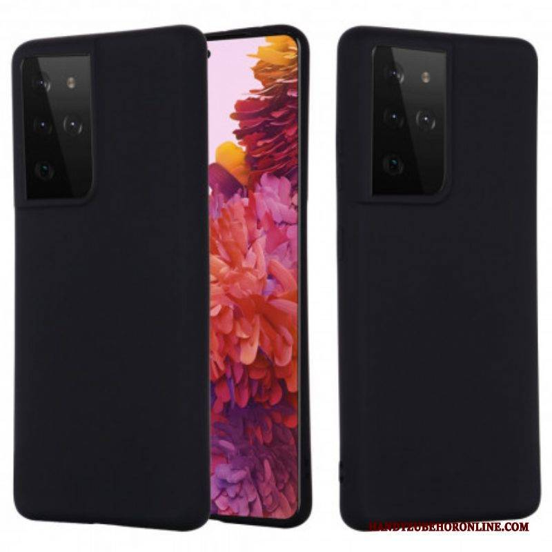 Hülle Für Samsung Galaxy S21 Ultra 5G Flüssigsilikon-design