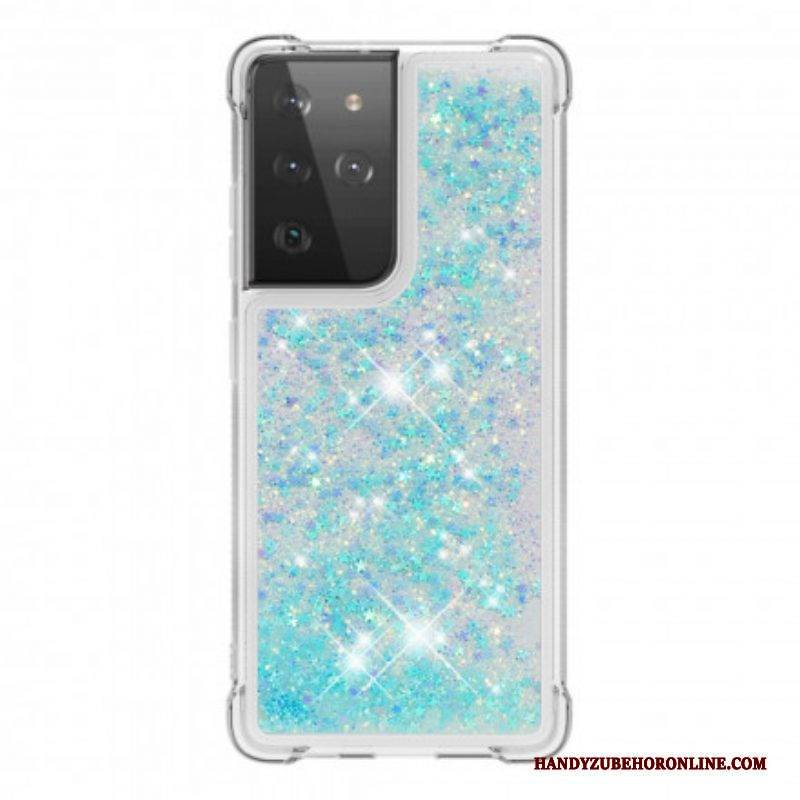 Hülle Für Samsung Galaxy S21 Ultra 5G Wünsche Pailletten