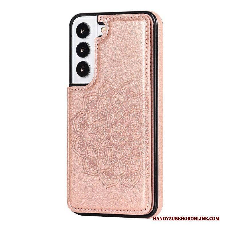Hülle Für Samsung Galaxy S22 5G Kartenhalter Mit Mandala-print