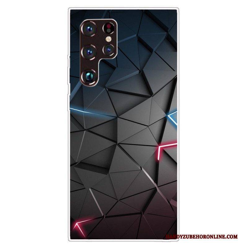 Hülle Für Samsung Galaxy S22 Ultra 5G Flexible Geometrie
