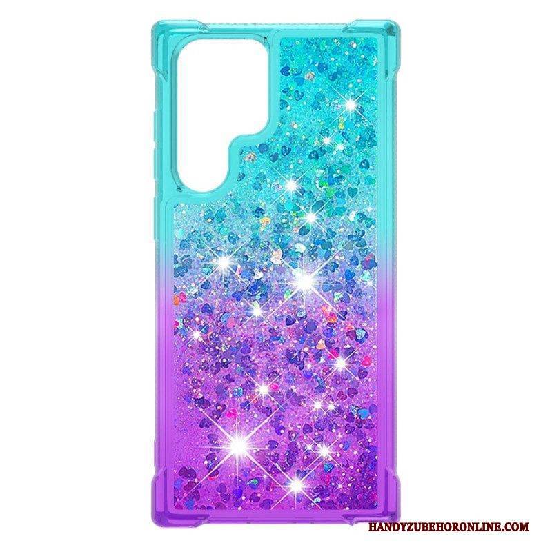 Hülle Für Samsung Galaxy S22 Ultra 5G Paillettenfarben