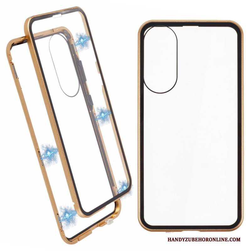 Hülle Für Samsung Galaxy S25 5g Edge Gehärtetes Glas Und Magnetrahmen