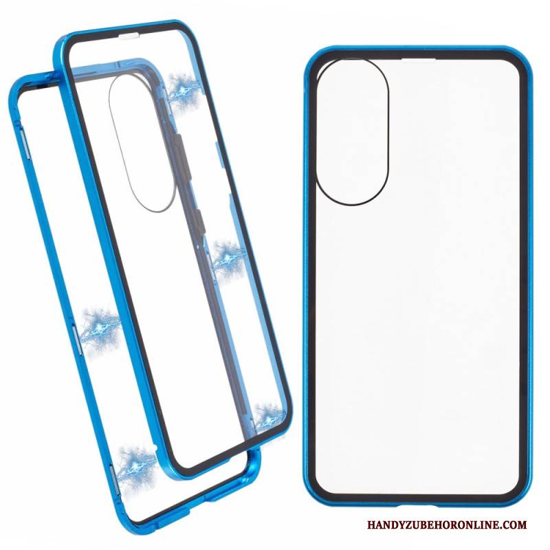 Hülle Für Samsung Galaxy S25 5g Edge Gehärtetes Glas Und Magnetrahmen