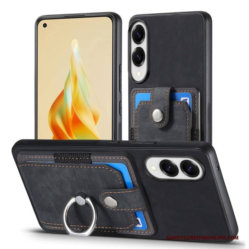 Hülle Für Samsung Galaxy S25 5g Edge Kartenhalter Und Ringhalter