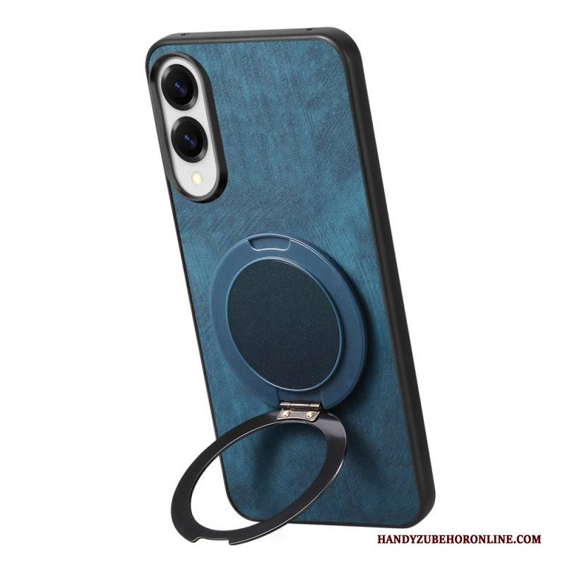 Hülle Für Samsung Galaxy S25 5g Edge Wildlederoptik Mit Drehbarem Ständer