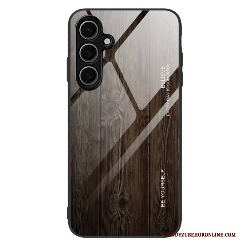 Hülle Für Samsung Galaxy S25 5g Gehärtetes Glas Und Holz