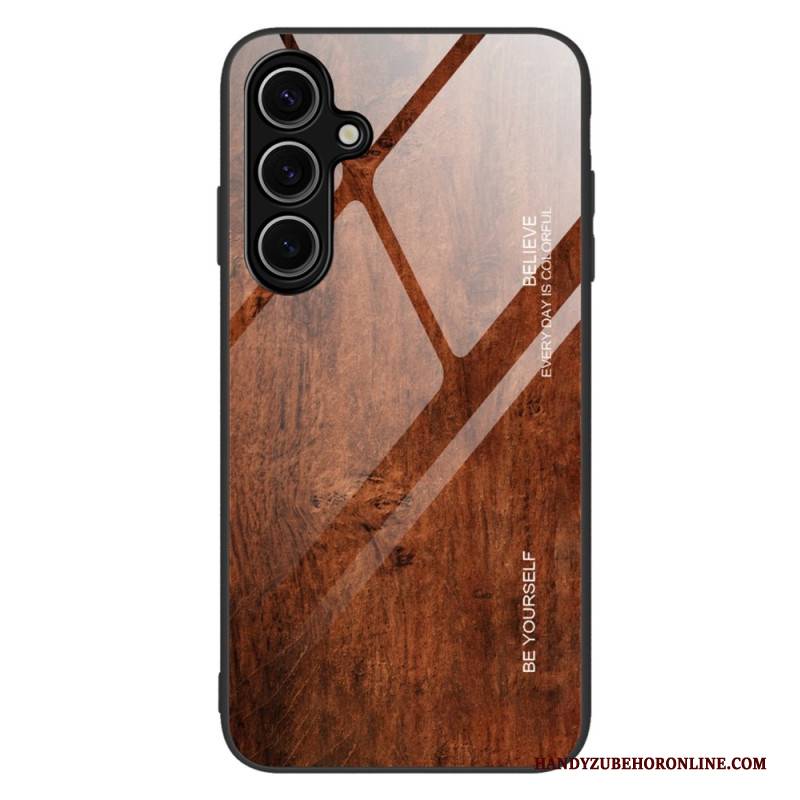 Hülle Für Samsung Galaxy S25 5g Gehärtetes Glas Und Holz
