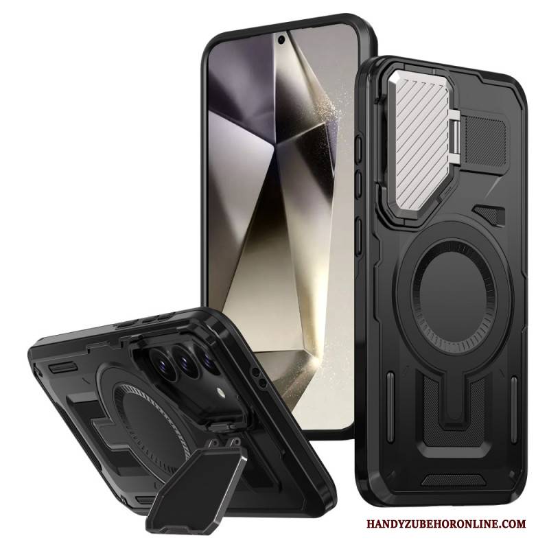 Hülle Für Samsung Galaxy S25 5g Magsafe-kompatible Halterung Und Objektivschutz