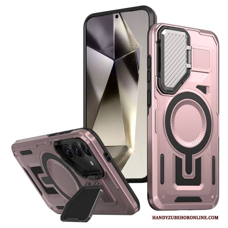 Hülle Für Samsung Galaxy S25 5g Magsafe-kompatible Halterung Und Objektivschutz