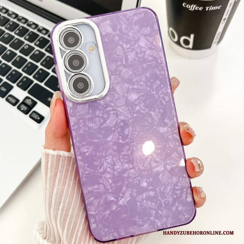 Hülle Für Samsung Galaxy S25 5g Perlmuttglanz Mit Schutzfolie