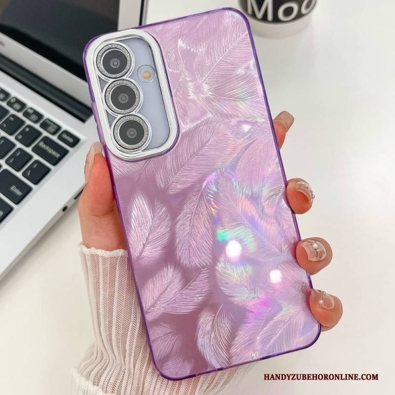 Hülle Für Samsung Galaxy S25 5g Perlmuttglanz Mit Schutzfolie