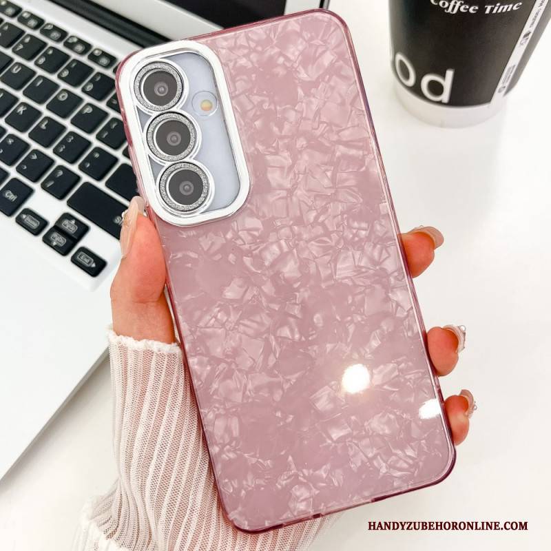 Hülle Für Samsung Galaxy S25 5g Perlmuttglanz Mit Schutzfolie