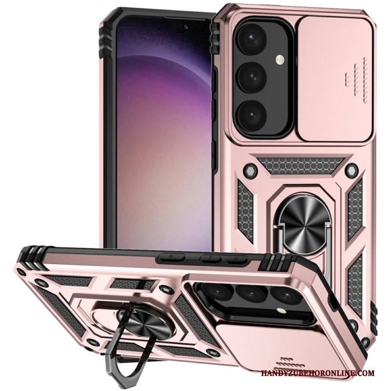 Hülle Für Samsung Galaxy S25 5g Ringhalter Und Objektivschutz