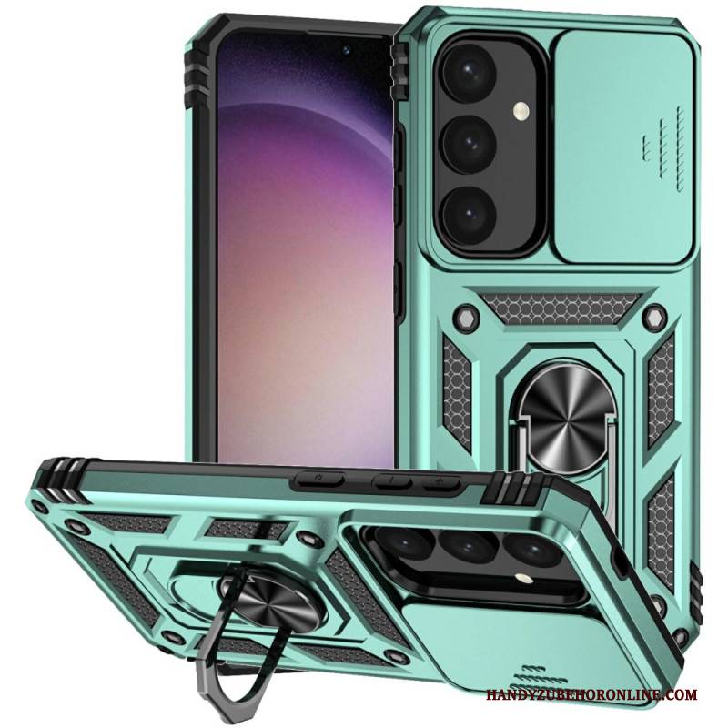 Hülle Für Samsung Galaxy S25 5g Ringhalter Und Objektivschutz