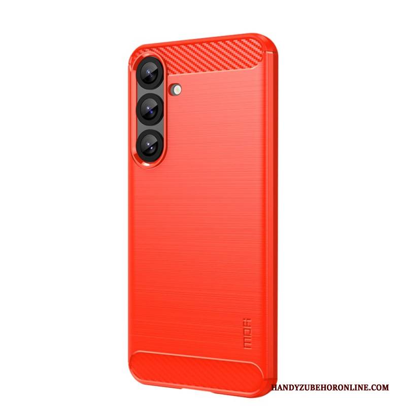 Hülle Für Samsung Galaxy S25 Plus 5g Gebürstete Kohlefaser Mofi