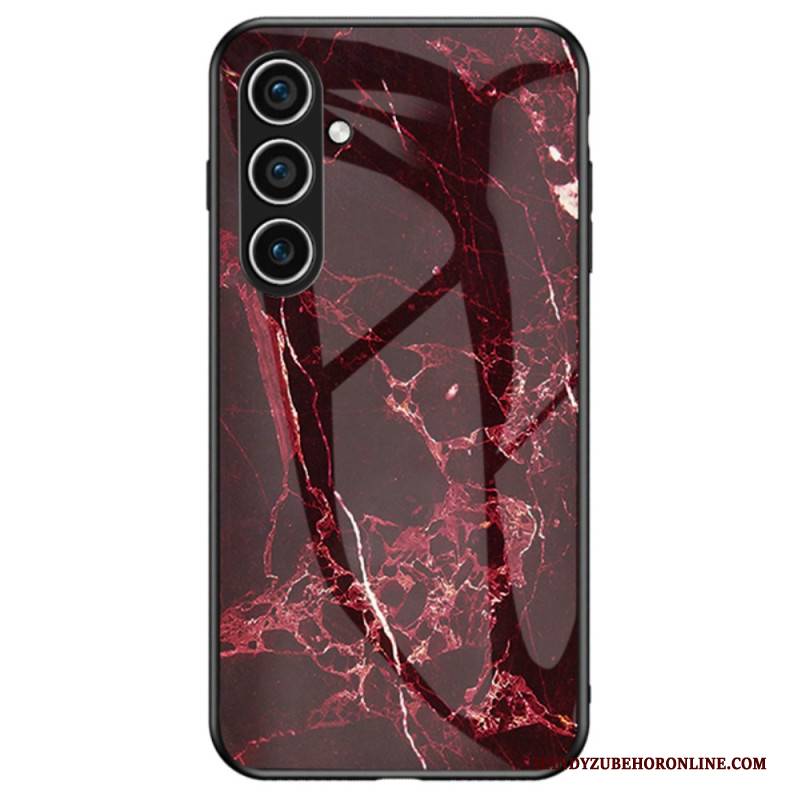 Hülle Für Samsung Galaxy S25 Plus 5g Gehärtetes Glas In Marmoroptik