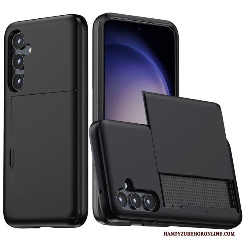 Hülle Für Samsung Galaxy S25 Plus 5g Integrierter Kartenhalter In Metalloptik