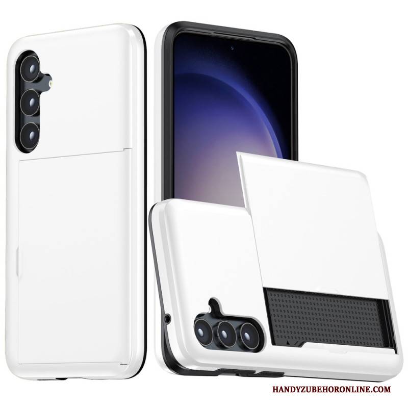 Hülle Für Samsung Galaxy S25 Plus 5g Integrierter Kartenhalter In Metalloptik