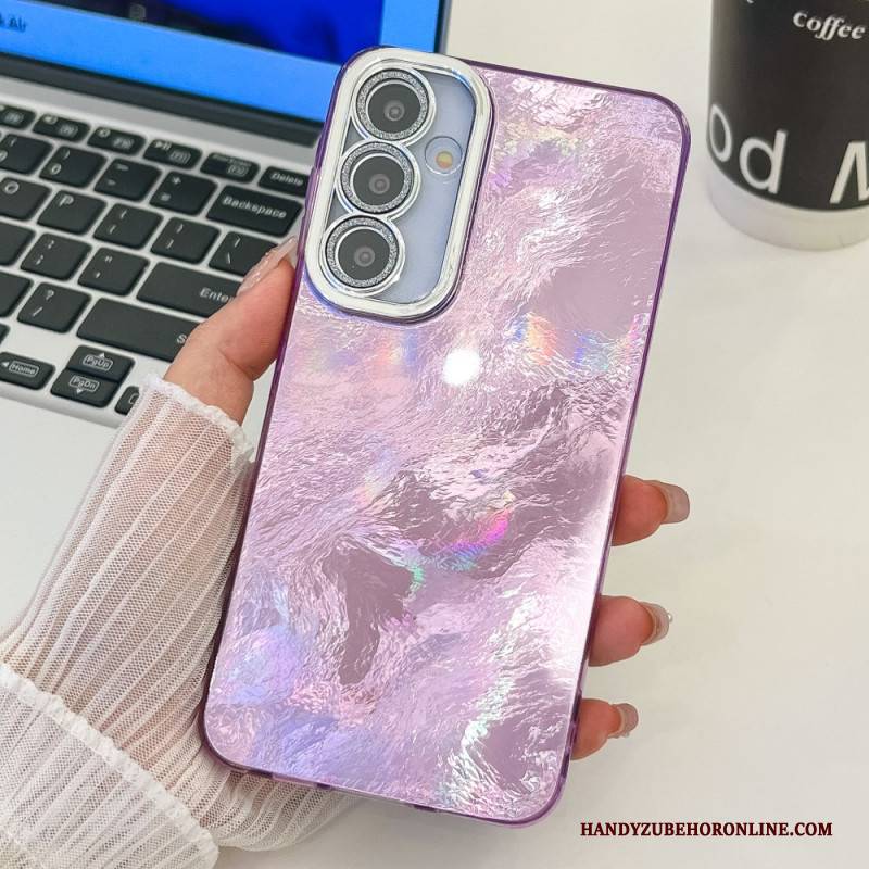 Hülle Für Samsung Galaxy S25 Plus 5g Variante Mit Metalleffekt Und Linse Protektor