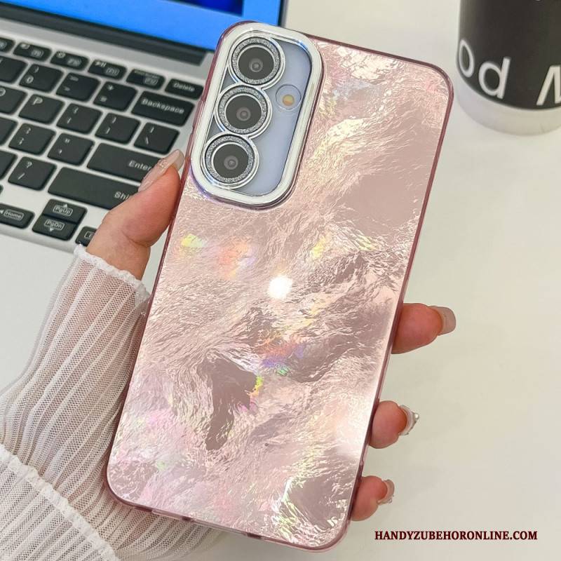 Hülle Für Samsung Galaxy S25 Plus 5g Variante Mit Metalleffekt Und Linse Protektor