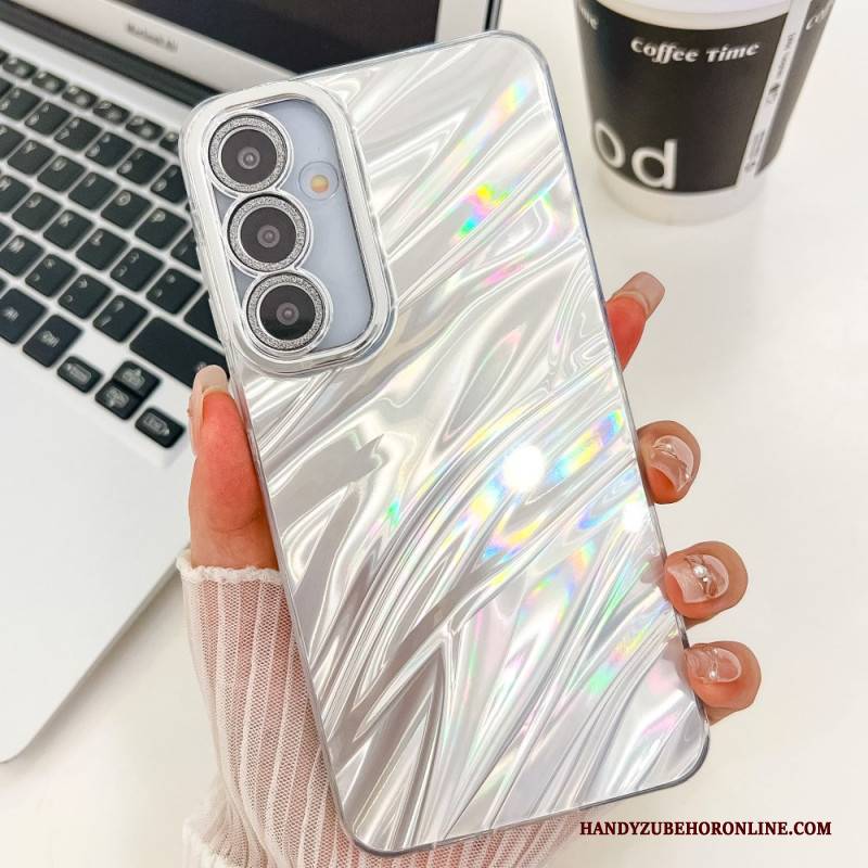 Hülle Für Samsung Galaxy S25 Plus 5g Variante Mit Metalleffekt Und Linse Protektor