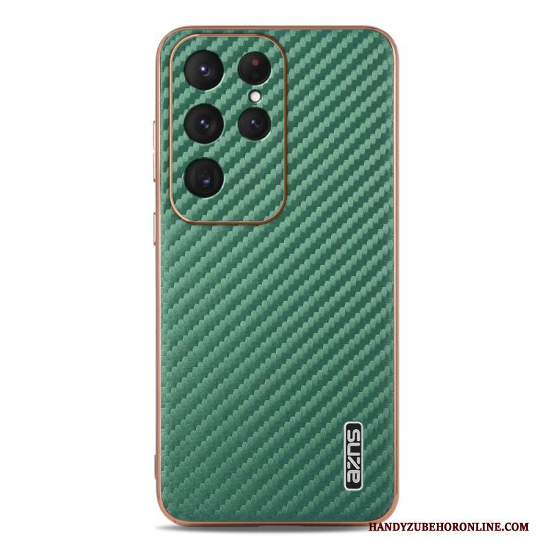Hülle Für Samsung Galaxy S25 Ultra 5g Azns Carbonfaser