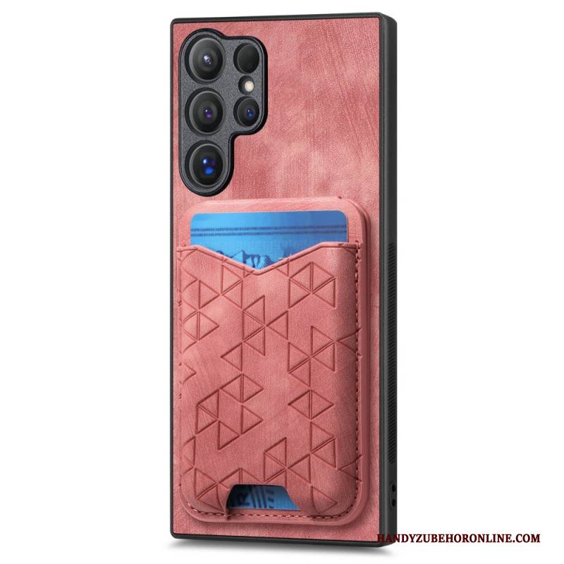 Hülle Für Samsung Galaxy S25 Ultra 5g Kartenhalter Und Ständer Mit Muster