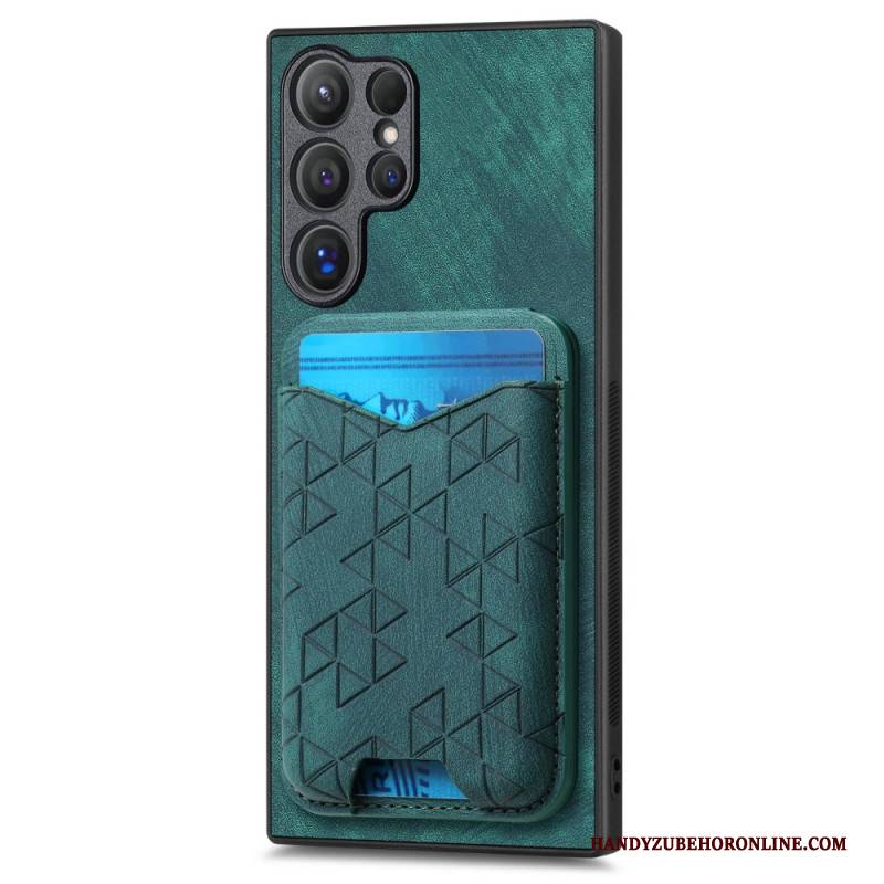 Hülle Für Samsung Galaxy S25 Ultra 5g Kartenhalter Und Ständer Mit Muster