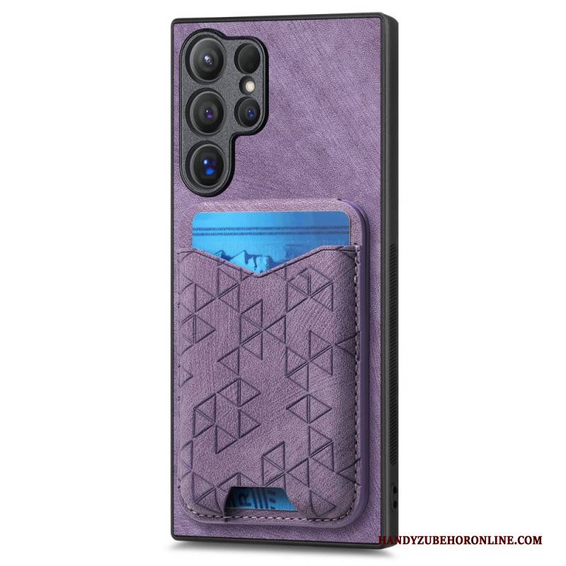 Hülle Für Samsung Galaxy S25 Ultra 5g Kartenhalter Und Ständer Mit Muster