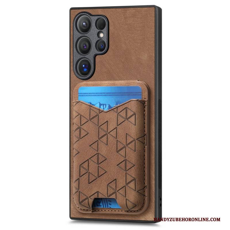 Hülle Für Samsung Galaxy S25 Ultra 5g Kartenhalter Und Ständer Mit Muster