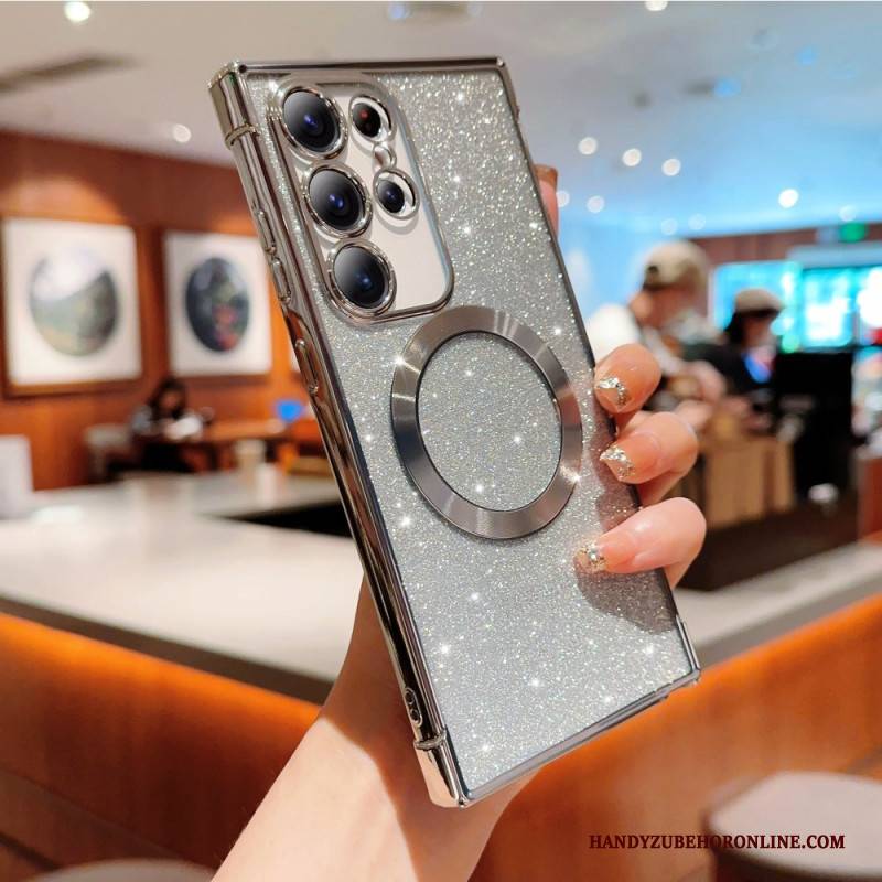 Hülle Für Samsung Galaxy S25 Ultra 5g Magsafe-kompatibel Glitzer