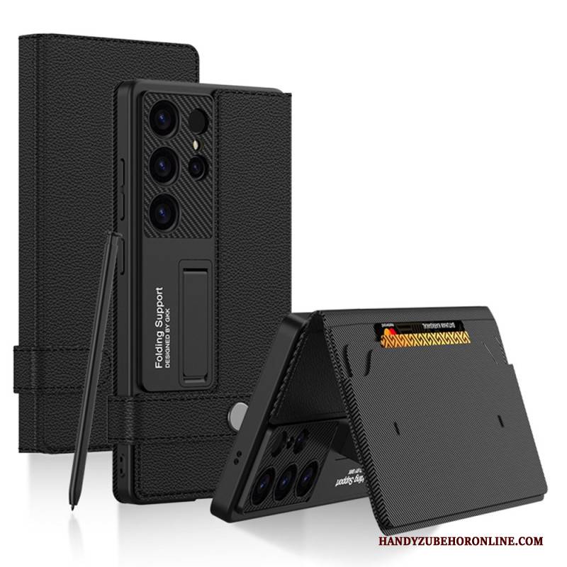 Hülle Für Samsung Galaxy S25 Ultra 5g Mit Gkk-kartenhalter Und Ständer