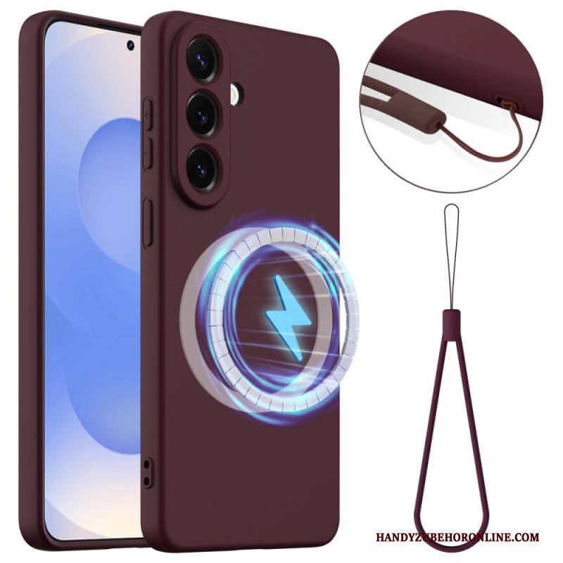 Hülle Für Samsung Galaxy S26 Magnetische Geldbörse Aus Flüssigsilikon