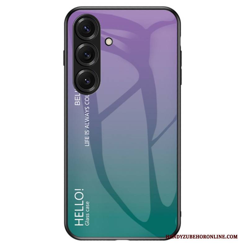 Hülle Für Samsung Galaxy S26 Plus Gehärtetes Glas „hallo“