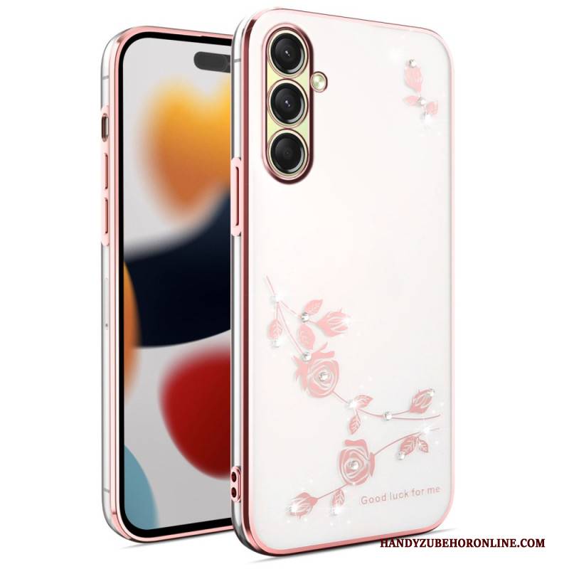 Hülle Für Samsung Galaxy S26 Strasssteine Und Blumen (kadem)