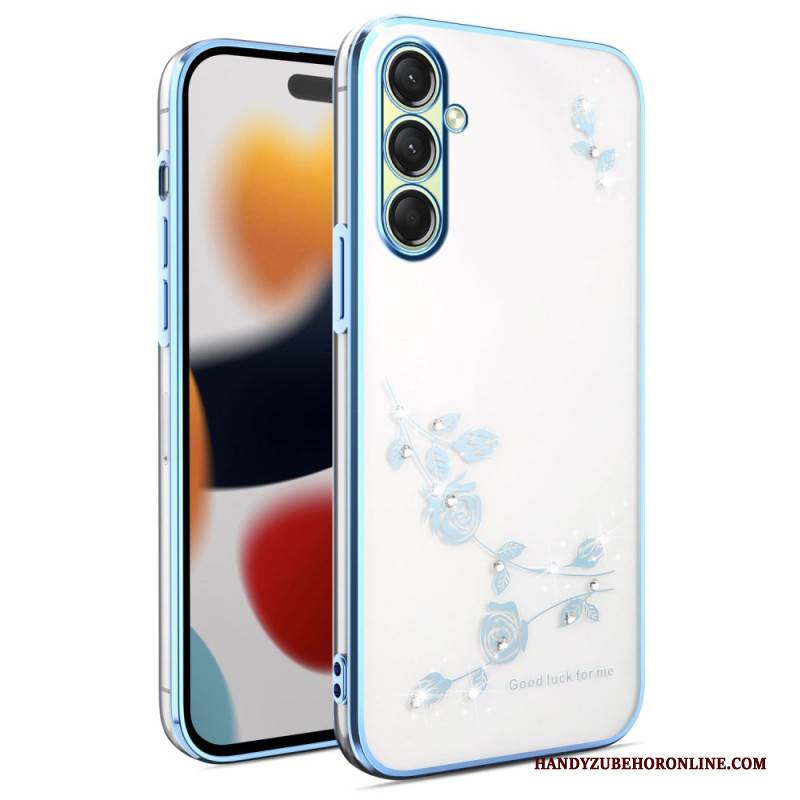 Hülle Für Samsung Galaxy S26 Strasssteine Und Blumen (kadem)