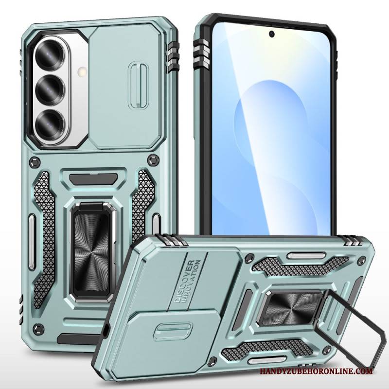 Hülle Für Samsung Galaxy S26 Ständer Und Verschiebbare Kameraabdeckung