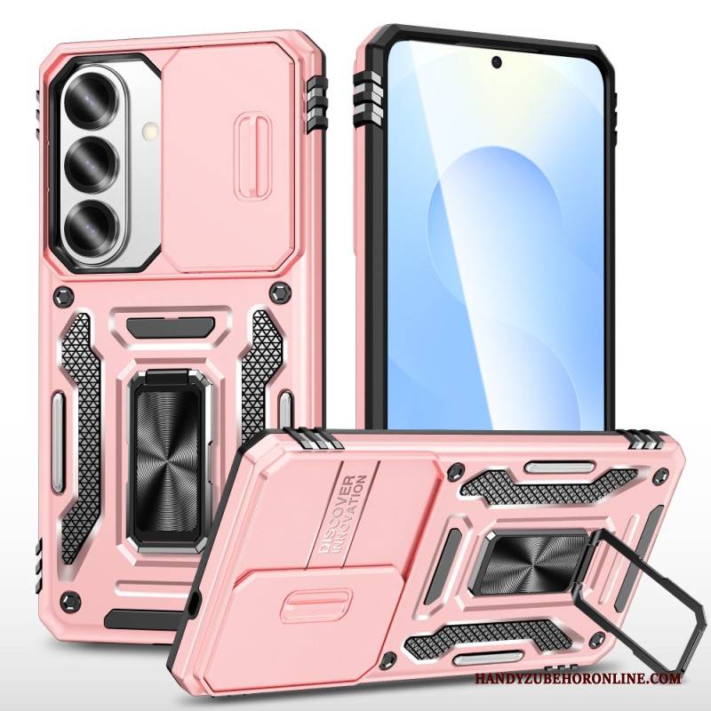 Hülle Für Samsung Galaxy S26 Ständer Und Verschiebbare Kameraabdeckung