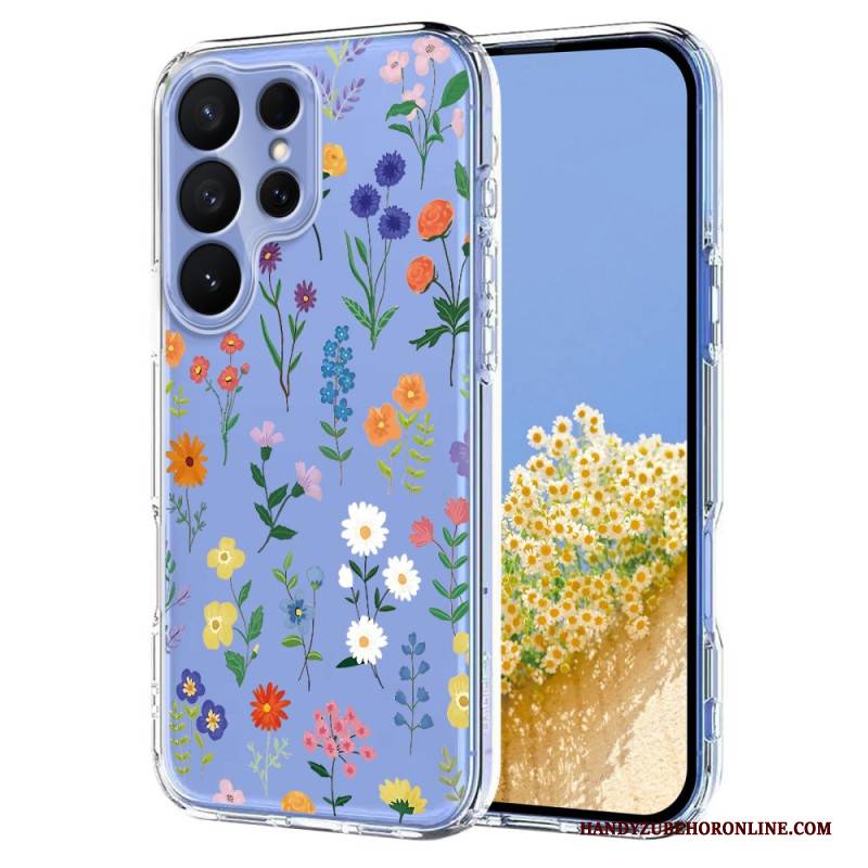 Hülle Für Samsung Galaxy S26 Ultra Schmetterlinge Und Blumen