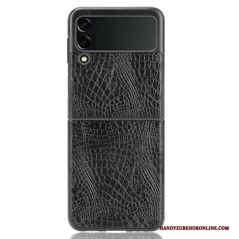 Hülle Für Samsung Galaxy Z Flip 3 5G Flip Case Krokodilhaut-effekt
