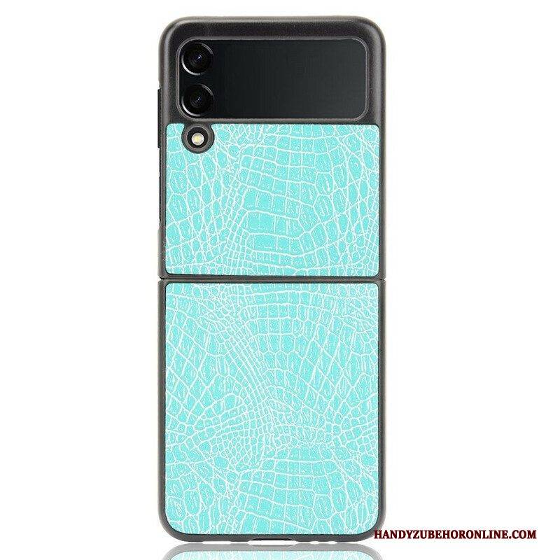 Hülle Für Samsung Galaxy Z Flip 3 5G Flip Case Krokodilhaut-effekt