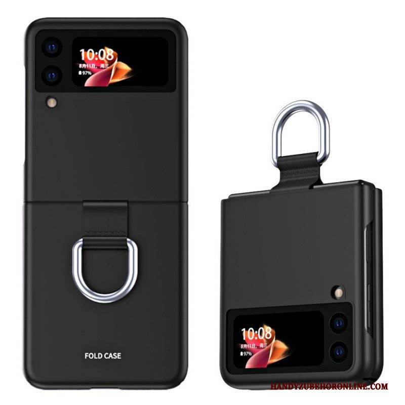 Hülle Für Samsung Galaxy Z Flip 3 5G Flip Case Skin-touch Mit Ring