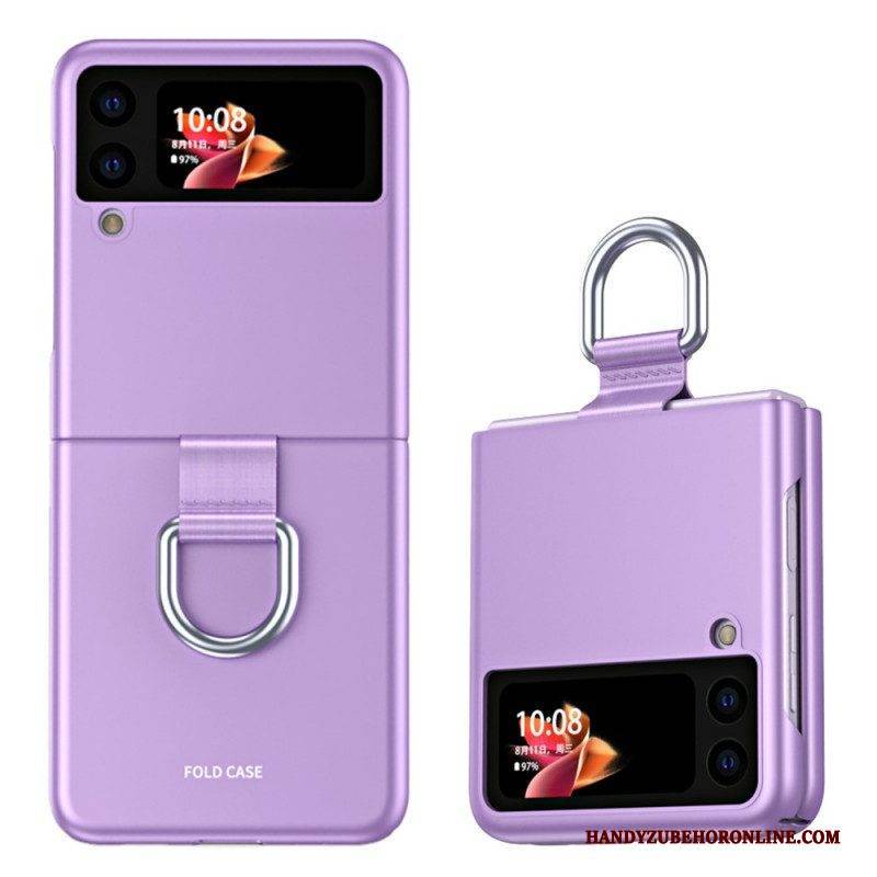 Hülle Für Samsung Galaxy Z Flip 3 5G Flip Case Skin-touch Mit Ring