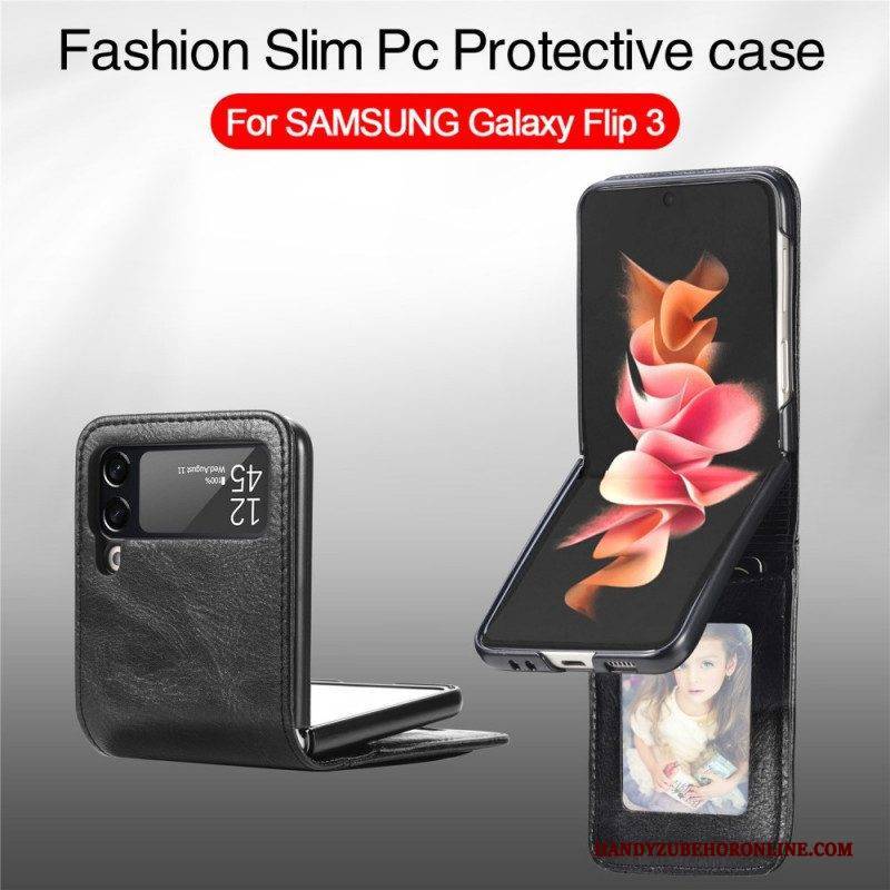 Hülle Für Samsung Galaxy Z Flip 3 5G Geldbörse Flip Case Stil-leder-geldbörse