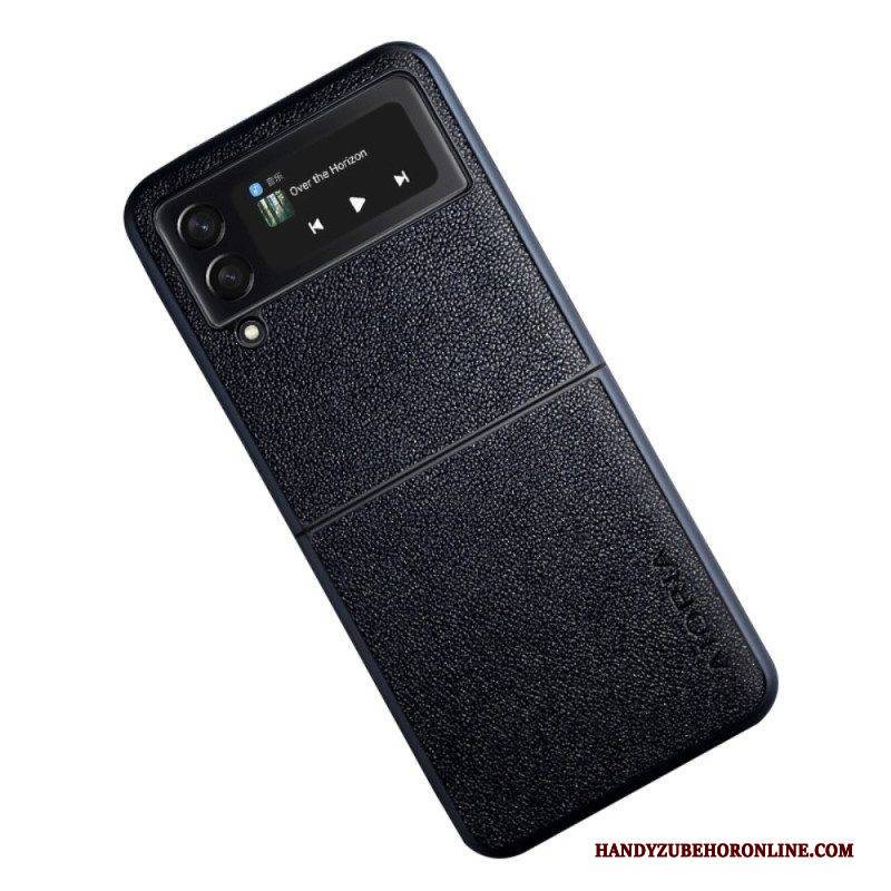 Hülle Für Samsung Galaxy Z Flip 4 Flip Case Aioria Ledereffekt